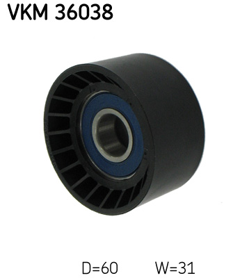 SKF Umlenk-/Führungsrolle, Keilrippenriemen VKM 36038